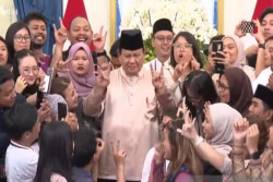 Di Sela-Sela Gelar Griya, Wartawan Ajak Prabowo Lakukan Gerakan Velocity