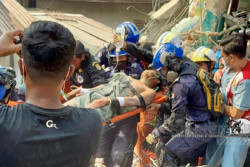 Korban Gempa di Myanmar Terperangkap Enam Hari, Diselamatkan Tim SAR Malaysia