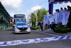Ratusan Perantau Asal Jogja Diangkut 10 Bus, Dilepas dari Balai Kota Menuju Jabodetabek