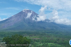 Gunung Semeru Alami Lima Kali Erupsi pada Kamis Pagi