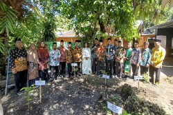 Peringati Hari Bumi, Kemenag Bantul Bersama Sejumlah Tokoh Lintas Agama Pohon Matoa