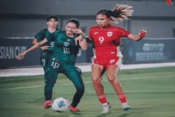 Timnas Putri Indonesia Dibekuk Pakistan 2-0