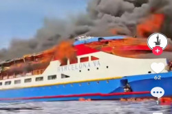 Kronologi Terbakarnya KM Barcelona V di Perairan Pulau Talise