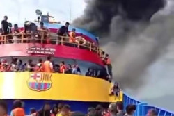 SAR Manado Sebut 568 Penumpang Selamat dari Kebakaran KM Barcelona V
