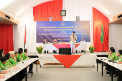Hadapi Tiga Tantangan, Menteri Nusron Sampaikan Soal Penguatan Sistem dan SDM di Hadapan Jajaran Kanwil BPN Provinsi Sulut