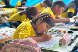 Ratusan Anak Antusias Ikuti Lomba Mewarnai di Indomaret Fresh Dr. Wahidin Bantul