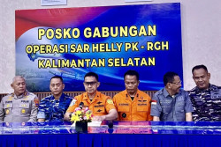 Bangkai Helikopter BK117 D3 Jatuh di Hutan Kalsel