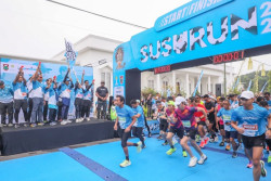 Gencarkan Konsumsi Susu Lokal, Ribuan Pelari Ikuti Susu Run Boyolali