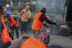 Jateng Kebut Perbaikan 106 Ruas Jalan Jelang Mudik