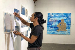 The Ground of Fire, Pameran Lutfi Yanuar di Bantul