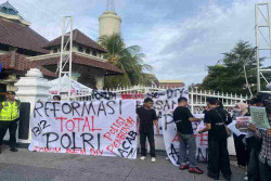 Aksi Mahasiswa di Malioboro Soroti Reformasi Polri