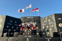 Pebalap Astra Honda Tembus Podium di Seri Moto4 Asia Cup Buriram
