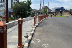 Aset Pedestrian Simpang Lima Boyolali Dijarah Pencuri