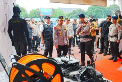Kapolri Cek Kesiapan Personel dan Sarpras Hadapi Mudik Lebaran 2026