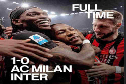 Hasil Derbi Milan: AC Milan Kalahkan Inter 1-0 di San Siro