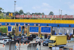 Arus Mudik Lebaran 2026 di Tol Kalikangkung Semarang Mulai Naik