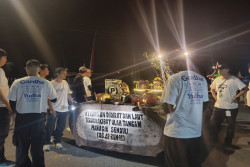 Takbiran BMI Yudonegaran Angkat Isu Lingkungan,