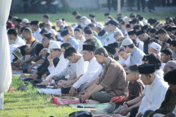Ikuti Salat Id di Sendangadi, Danang Maharsa Tekankan Gotong Royong