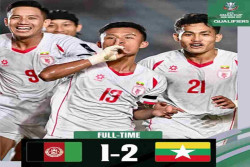 Myanmar Bangkit, Tumbangkan Afghanistan 2-1 di Kualifikasi