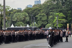 GBK Dipadati Suporter Timnas Indonesia, Ribuan Polisi Disiagakan