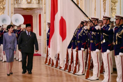 Momen Penyambutan Prabowo di Jepang Simbol Kedekatan Dua Negara