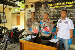 6 Pelaku Pengeroyokan dan Pembakaran Motor Dibekuk di Sleman