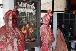Warung Pocong Ramaikan Bioskop Sragen, Promosi Film Ini Curi Perhatian