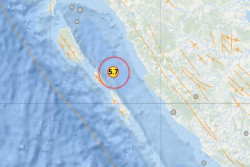 Gempa M5,7 Guncang Tenggara Tuapejat, Tak Berpotensi Tsunami