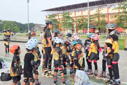 Lintasan Stadion Sultan Agung Dorong Lahirnya Atlet Sepatu Roda Bantul