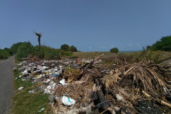 Sampah Menumpuk Dekat Pantai Trisik Tak Kunjung Diangkut