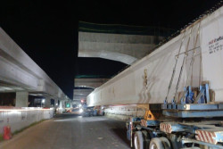 Girder Tol Jogja Solo di Tikungan Ngawen Sleman Tuntas Terpasang