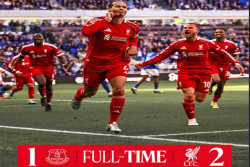 Gol Menit Akhir Van Dijk Hancurkan Harapan Everton