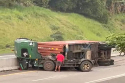 Truk Terguling di Tol Boyolali, Polisi Imbau Pengemudi Waspada