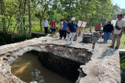Lubang di Tengah Jembatan Jonge Semanu Picu Perbaikan Darurat