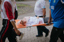 IDM Latih Pelajar Jogja Hadapi Bencana Gempa