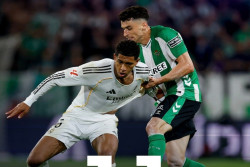 Real Madrid Ditahan Betis 1-1, Gol Bellerin Buyarkan Kemenangan