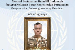 TNI Urus Pemulangan Jenazah Praka Rico dari Lebanon