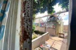 SDN Nglarang Mulai Dibongkar untuk Tol Jogja Solo Siswa Tetap Belajar