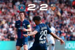 PSG Ditahan Lorient 2-2, Puncak Ligue 1 Tetap Aman