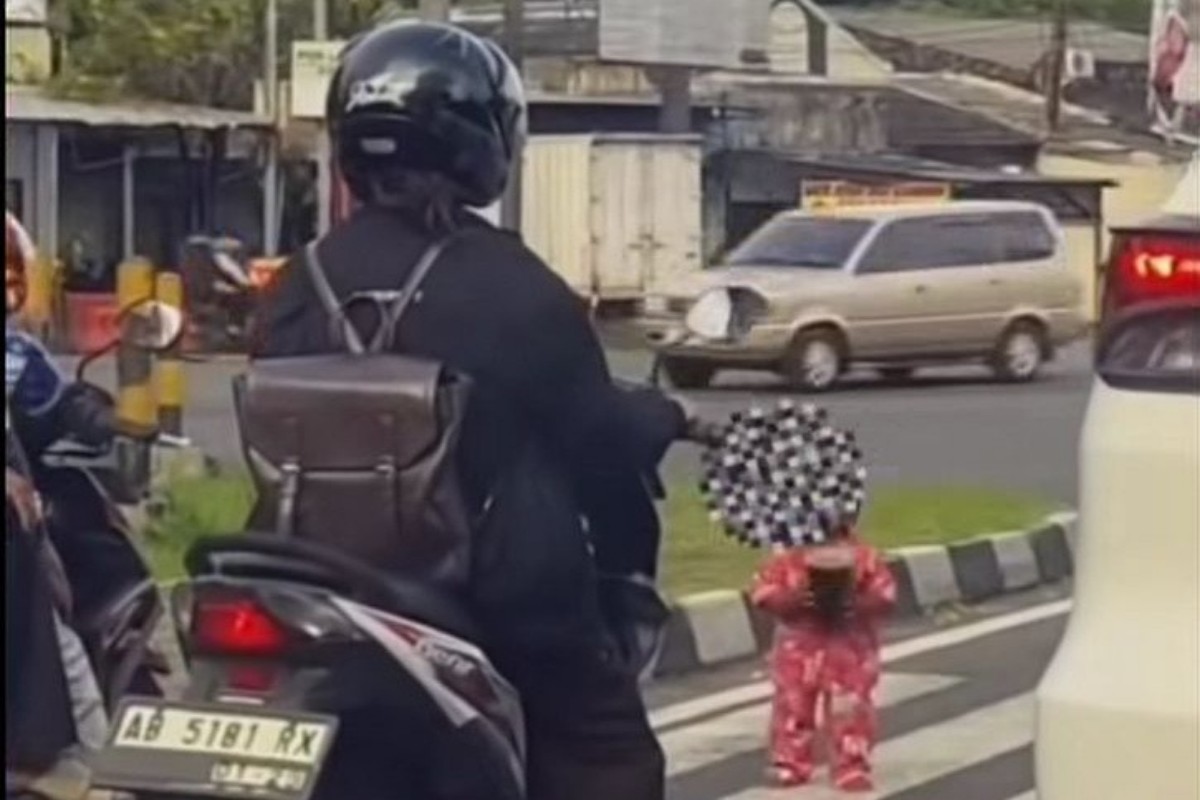Viral Pengemis Bawa Anak di Ketandan Bantul, Satpol PP Turun