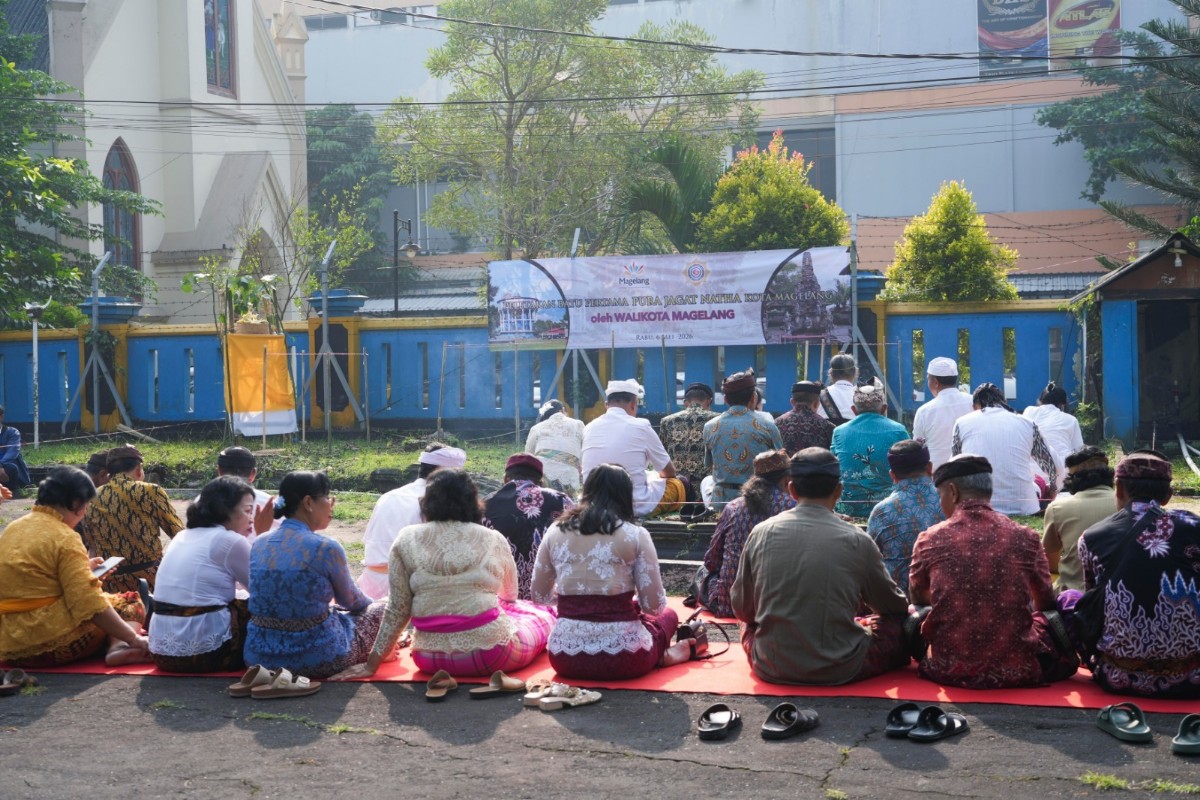 Pura Jagat Natha Magelang Dibangun, Simbol Toleransi Menguat