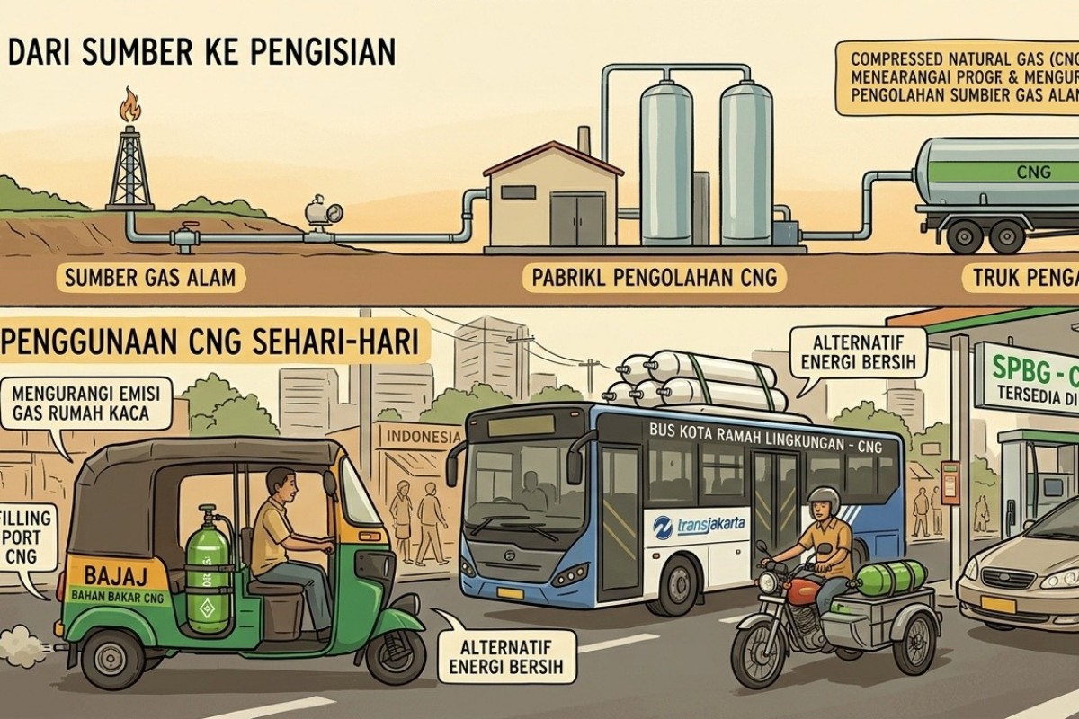 CNG Disiapkan Gantikan LPG 3 Kg, Harga Disubsidi Pemerintah