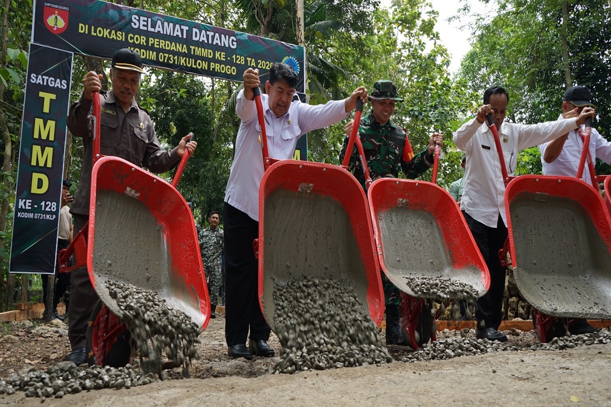 Capaian Fisik Awal 2026 di Kulonprogo Lampaui Target