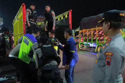 Polisi Sita 83 Motor Brong saat Razia Konvoi di Prambanan