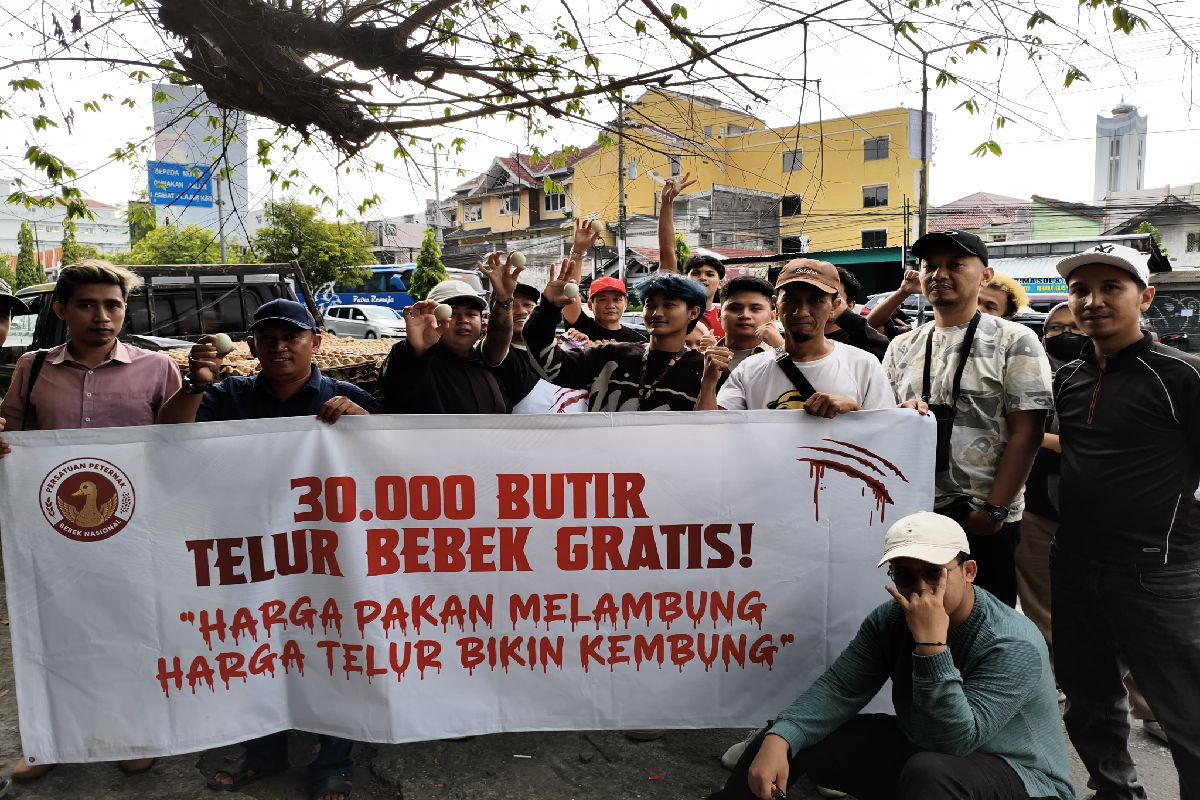 Harga Telur Bebek Anjlok, Peternak Jogja Protes Bagikan 30.000 Telur