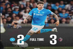 Napoli Tumbang di Kandang, Tiket Liga Champions Terancam