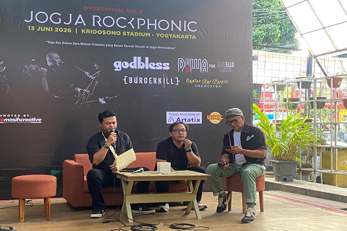 Dewa 19 hingga God Bless Tampil Orkestra di Jogja Rockphonic