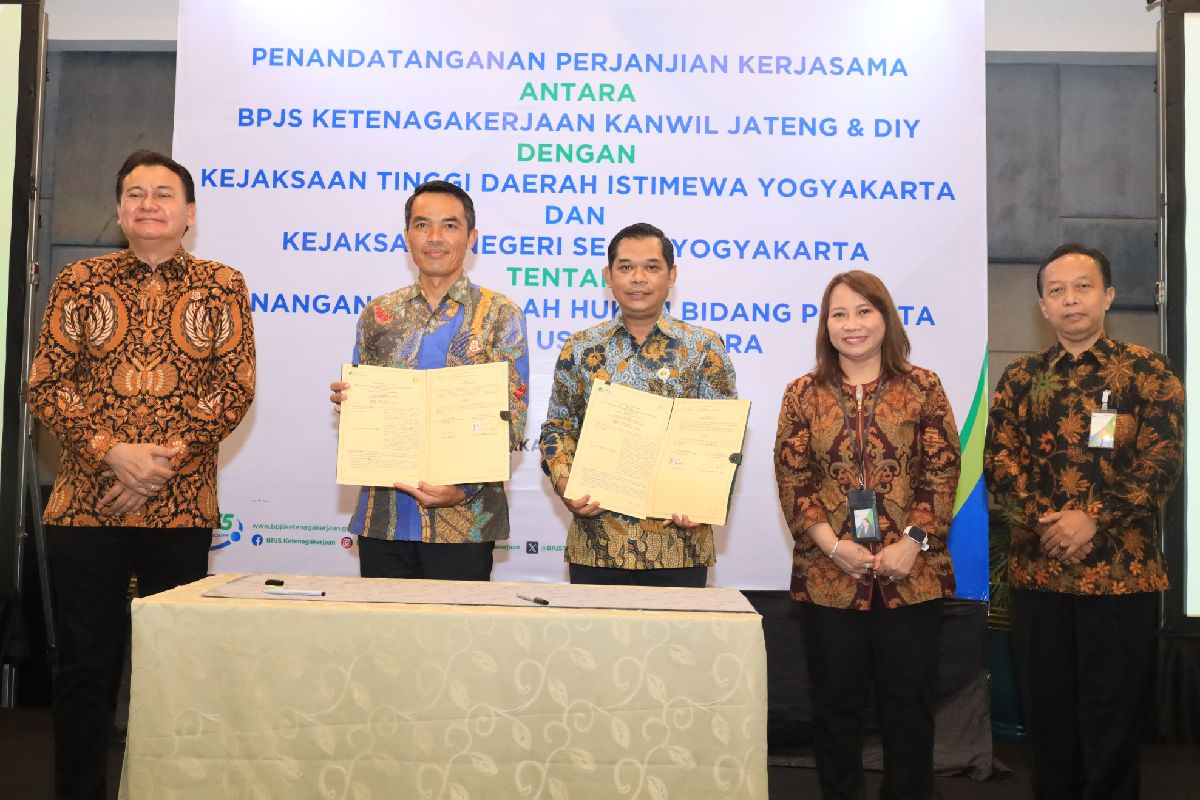 Kejati DIY dan BPJS Ketenagakerjaan Perkuat Sinergi Lindungi Pekerja