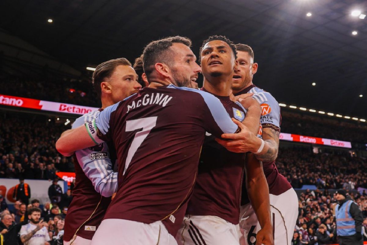 Aston Villa Bungkam Liverpool 4-2, Kunci Tiket Liga Champions