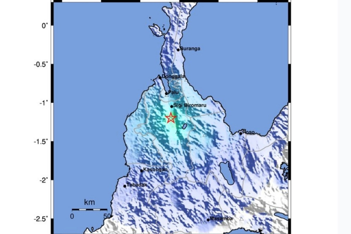 Gempa M 4,8 Guncang Sigi, BMKG: Getaran Sampai Palu